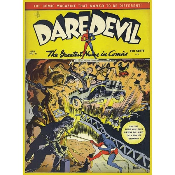 Daredevil (Golden Age) No6: Vintage Superhero Comic Book